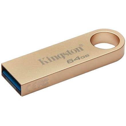 USB Flash disk Kingston DataTraveler SE9 G3 64GB USB 3.2 - zlatý