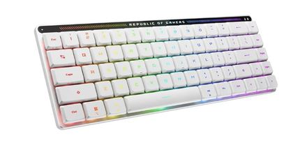 Počítačová klávesnice Asus FALCHION RX Low profile (ROG NX Snow) - US - bílá (1)