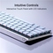 Počítačová klávesnice Asus FALCHION RX Low profile (ROG NX Snow) - US - bílá (11)