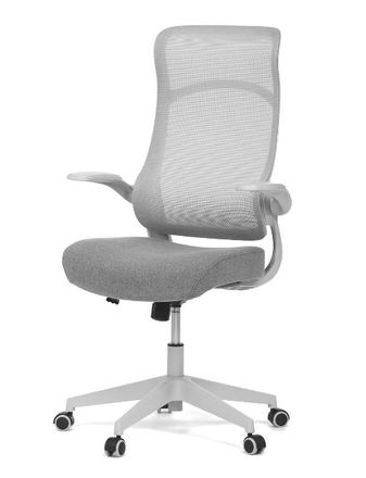 Kancelářská židle Autronic Kancelářská židle, houpací  mech., šedá MESH, plast. Kříž (KA-A182 GREY) (2)