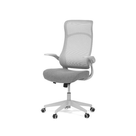 Kancelářská židle Autronic Kancelářská židle, houpací mech., šedá MESH, plast. Kříž (KA-A182 GREY)