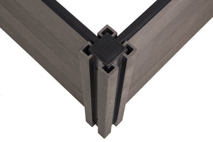 Vyvýšený záhon G21 Crop 210 x 143 x 54, WPC, Eben (2)