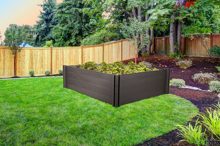 Vyvýšený záhon G21 Crop 210 x 143 x 54, WPC, Eben (5)