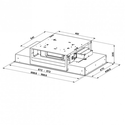 Stropní odsavač par Faber HEAVEN DUAL LIGHT X FLAT KL A90 (2)