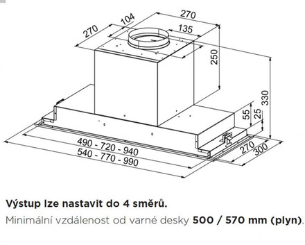 Vestavný odsavač par Faber VICTORY 2.0 X A99 (1)