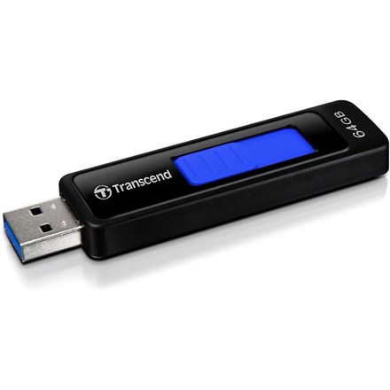 USB Flash disk Transcend JetFlash 760 64GB USB 3.0 - modrý