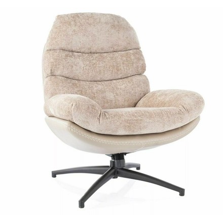 Křeslo Signal GISELLE růžová typ 236 / syntetická kůže béžová typ 237 (1)