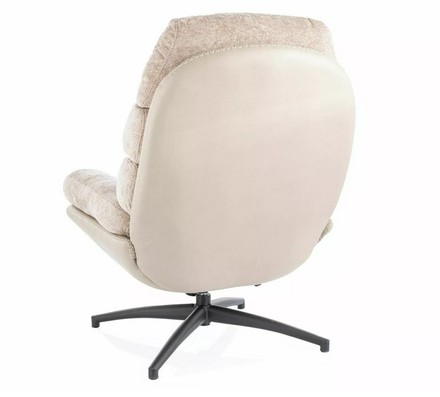 Křeslo Signal GISELLE růžová typ 236 / syntetická kůže béžová typ 237 (2)