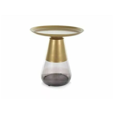Konferenční stolek Signal TIFFANY A zlatá/černá, 50cm