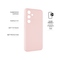 Kryt na mobil Fixed Story na Samsung Galaxy S24 - růžový (2)