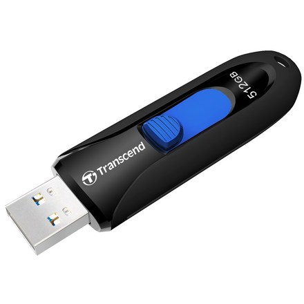 USB Flash disk Transcend JetFlash 790K 512 GB USB 3.1 Gen 1 - černý/ modrý