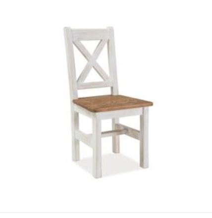 Dřevěná jídelní židle Signal POPRAD borovice patyna/bronz, medová