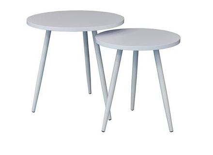 Konferenční stolky Signal CLEO bílý 50x50 cm