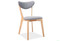 Dřevěná jídelní židle Signal BRANDO dub šedá typ.130 (1)