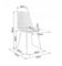 Moderní jídelní židle  Signal FOX barva šedá, konstrukce dub, typ. 49 (1)
