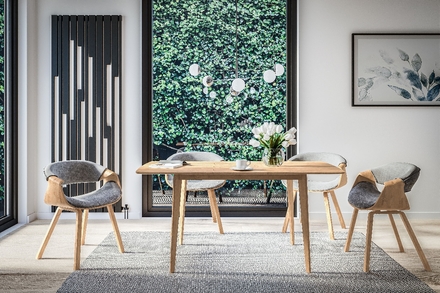 Dřevěný rozkládací jídelní stůl Signal BRANDO 120 (160)x80 dub (1)