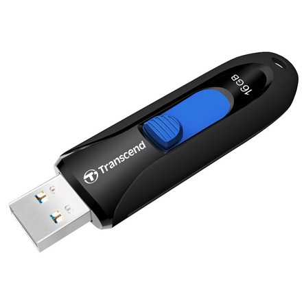 USB Flash disk Transcend JetFlash 790K 16 GB USB 3.1 Gen 1 - černý/ modrý