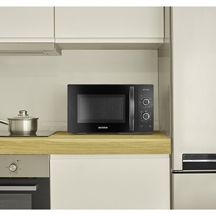 Mikrovlnná trouba s grilem Severin MW 7785, 25l, černá (3)