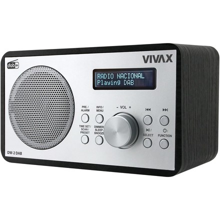 Radiopřijímač s DAB+ Vivax VOX DW-2 DAB, černý
