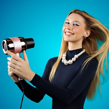 Vysoušeč vlasů Niceboy ION AirSonic Pro růžová (2)