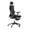 Kancelářská židle Autronic Židle kancelářská, černá MESH, plastový kříž, opěrka nohou, posuvný sedák, 2D područky (KA-S257 BK) (9)