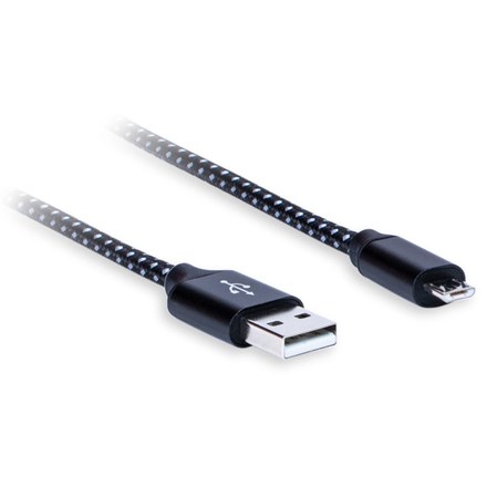 USB kabel AQ USB/ Micro USB, 2, 4 A, 1, 8m - černý