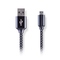 USB kabel AQ USB/ Micro USB, 2, 4 A, 1, 8m - černý (1)
