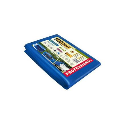 Plachta Procraft BT5x8 50g/m2 nepromokavá s oky 5x8 m modrá