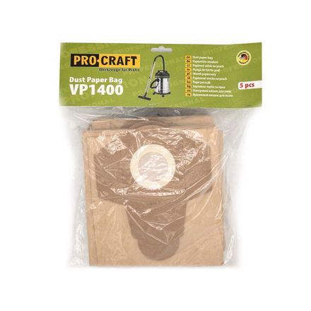 Saček papirovy pro průmyslový vysavač Procraft VP1400