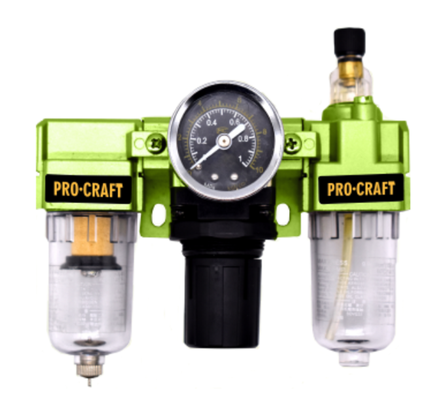Regulátor tlaku se vzduchovým a olejovým filtrem Procraft FU02