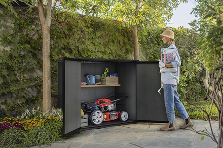 Zahradní box Keter Cortina Bella grafitový (1)