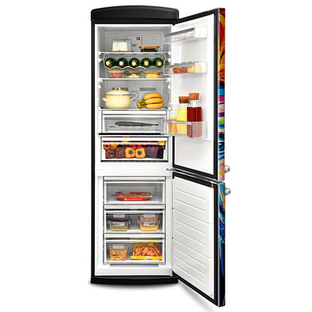 Kombinovaná lednice Vestfrost VR-FB373-2EOBMAB, Bowie black (2)