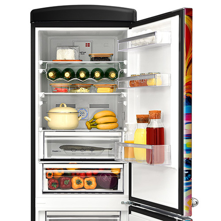 Kombinovaná lednice Vestfrost VR-FB373-2EOBMAB, Bowie black (3)