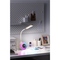 Stolní LED lampička Immax 08979L FALCON s RGB podsvícením, 7W, 350lm, budík - bílá (6)