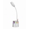 Stolní LED lampička Immax 08980L FRESHMAN s RGB podsvícením, 10W, 350lm, držák na tužky - bílá (1)
