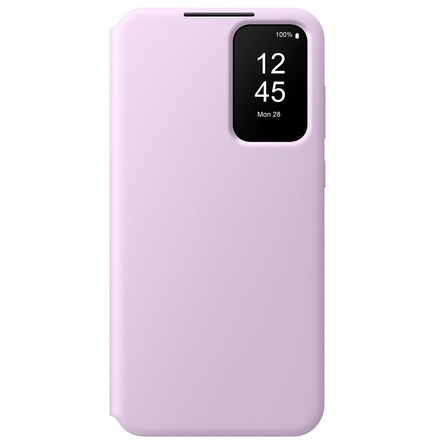 Pouzdro na mobil flipové Samsung Smart View na Samsung Galaxy A55 - fialové