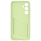 Kryt na mobil Samsung Galaxy A35 s kapsou na kartu - zelený (4)