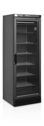 Mrazicí skříň prosklené dveře Tefcold UFSC371G Black