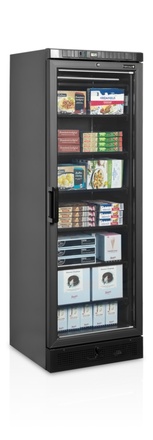 Mrazicí skříň prosklené dveře Tefcold UFSC371G Black (3)