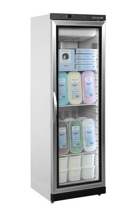 Mrazicí skříň prosklené dveře Tefcold UF 400 VG (1)