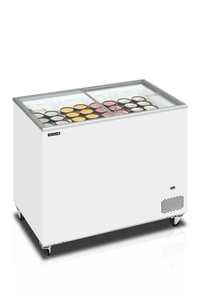 Pultová mraznička prosklené rovné víko Tefcold IC 301 SC (3)