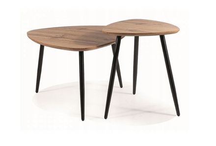 Konferenční stolky Signal TWIN dub artisan/černá