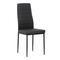 Moderní jídelní židle Autronic Židle jídelní, černá látka, kov šedá (DCL-374 BK2) (13)