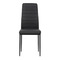 Moderní jídelní židle Autronic Židle jídelní, černá látka, kov šedá (DCL-374 BK2) (1)