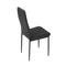 Moderní jídelní židle Autronic Židle jídelní, černá látka, kov šedá (DCL-374 BK2) (21)
