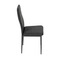 Moderní jídelní židle Autronic Židle jídelní, černá látka, kov šedá (DCL-374 BK2) (22)