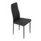 Moderní jídelní židle Autronic Židle jídelní, černá látka, kov šedá (DCL-374 BK2) (23)