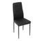 Moderní jídelní židle Autronic Židle jídelní, černá látka, kov šedá (DCL-374 BK2) (24)