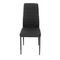 Moderní jídelní židle Autronic Židle jídelní, černá látka, kov šedá (DCL-374 BK2) (25)