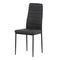 Moderní jídelní židle Autronic Židle jídelní, černá látka, kov šedá (DCL-374 BK2) (2)